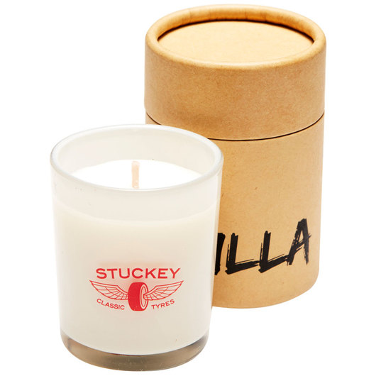 Glass Candles White
